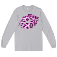 Moon Dust Pink Leopard Lips Long Sleeve Tee - Bettercallsaul