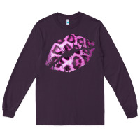 Plum Pink Leopard Lips Long Sleeve Tee - Bettercallsaul