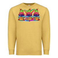 Antique Gold Pride cupcake Premium Sweatshirt - FaDigitalArtStudio