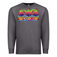 Charcoal Heather Pride cupcake Premium Sweatshirt - FaDigitalArtStudio