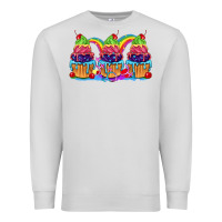 Dove Grey Pride cupcake Premium Sweatshirt - FaDigitalArtStudio