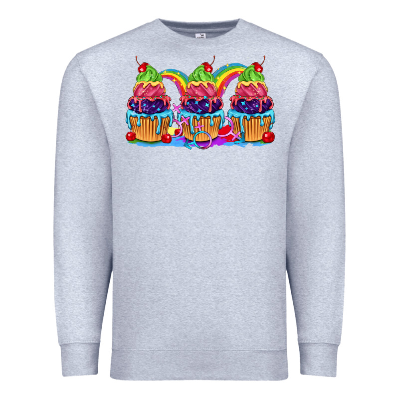 Pride Cupcake Premium Sweatshirt by FaDigitalArtStudio | Teevron