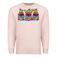 Pale Pink Pride cupcake Premium Sweatshirt - FaDigitalArtStudio