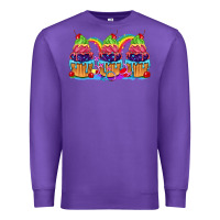 Purple Pride cupcake Premium Sweatshirt - FaDigitalArtStudio