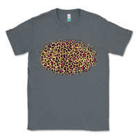Charcoal Heather Leopard Pattern Classic Tee - RanaPortraitStore