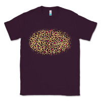 Plum Leopard Pattern Classic Tee - RanaPortraitStore