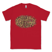Red Leopard Pattern Classic Tee - RanaPortraitStore