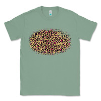 Sage Leopard Pattern Classic Tee - RanaPortraitStore