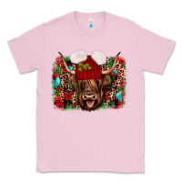 Bubblegum Pink highland cow christmas Classic Tee - JahusDesignShop