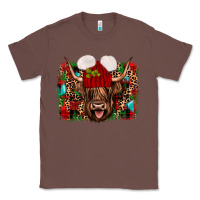 Chestnut highland cow christmas Classic Tee - JahusDesignShop