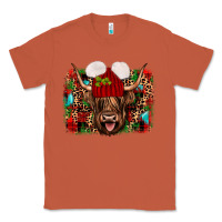 Copper highland cow christmas Classic Tee - JahusDesignShop