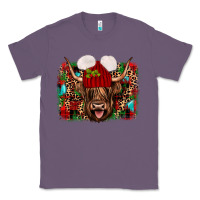 Lavender highland cow christmas Classic Tee - JahusDesignShop