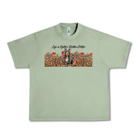 Oil Green life is better with a pittie Urban Heavy Tee - JahusDesignShop