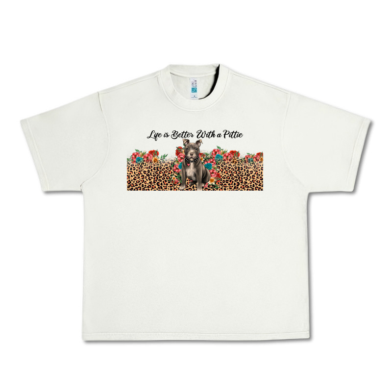 Life Is Better With A Pittie Urban Heavy Tee by JahusDesignShop | Teevron