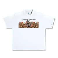 White life is better with a pittie Urban Heavy Tee - JahusDesignShop
