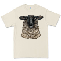 Bone Suffolk Sheep Head Premium Tee - LillyAllenDesigns