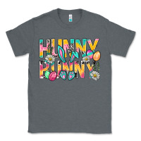 Charcoal Heather Hunny Bunny Easter Classic Tee - BundleAndBundleShop