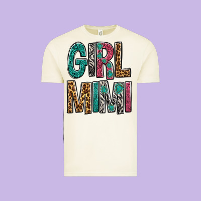 Girl Mimi Vintage Tee Designed By Bundleandbundleshop