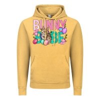 Vintage Mustard Bunny Babe Easter Vintage Hoodie - BundleAndBundleShop