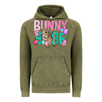 Vintage Olive Bunny Babe Easter Vintage Hoodie - BundleAndBundleShop