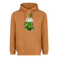 Meerkat Western Cactus Cold Frappe Heavyweight Hoodie - FaDigitalArtStudio