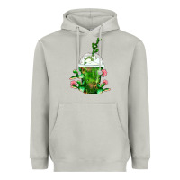 Moon Dust Western Cactus Cold Frappe Heavyweight Hoodie - FaDigitalArtStudio
