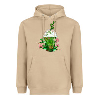 Mushroom Western Cactus Cold Frappe Heavyweight Hoodie - FaDigitalArtStudio