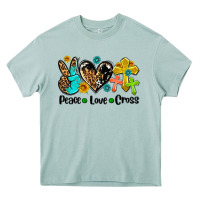 Arona peace love cross Heavy Core Tee - AdoDesignShop