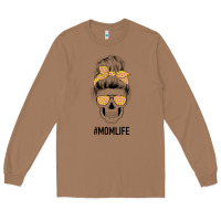 Toasted Coconut Yellow Flower on Pink Background Mom Skull Long Sleeve Tee - Bettercallsaul
