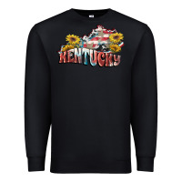 Black Kentucky 4th of July Premium Sweatshirt - FaDigitalArtStudio