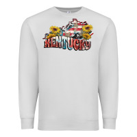 Dove Grey Kentucky 4th of July Premium Sweatshirt - FaDigitalArtStudio