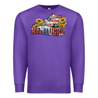 Purple Kentucky 4th of July Premium Sweatshirt - FaDigitalArtStudio