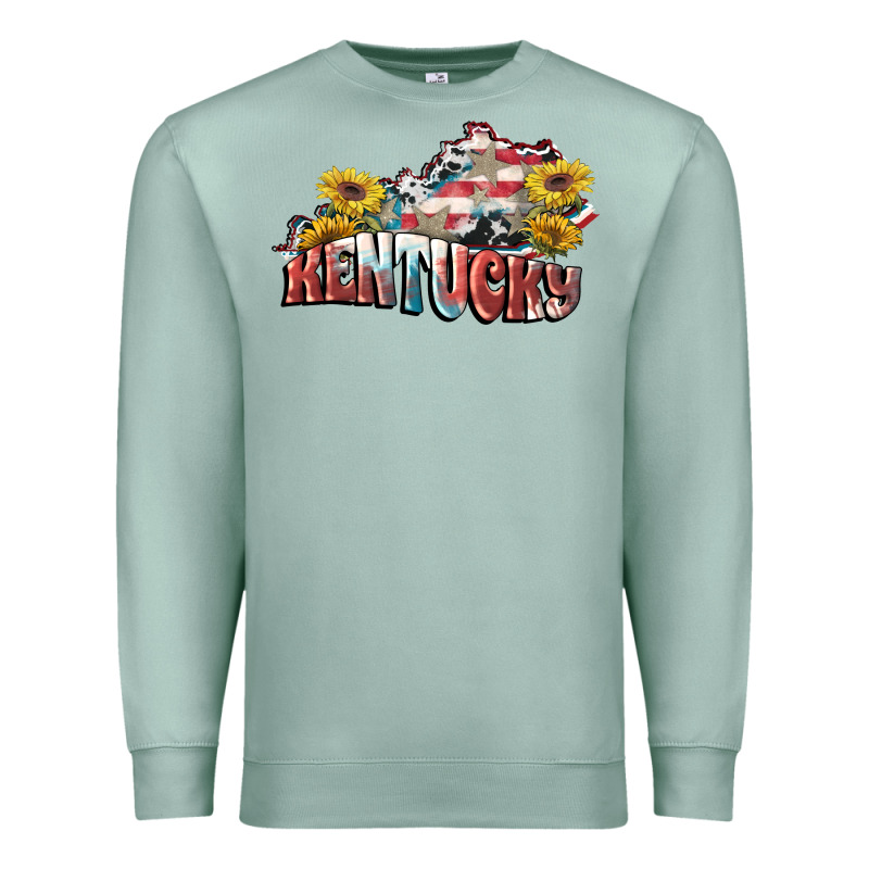 Kentucky 4th Of July Premium Sweatshirt by FaDigitalArtStudio | Teevron