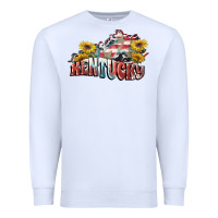 White Kentucky 4th of July Premium Sweatshirt - FaDigitalArtStudio