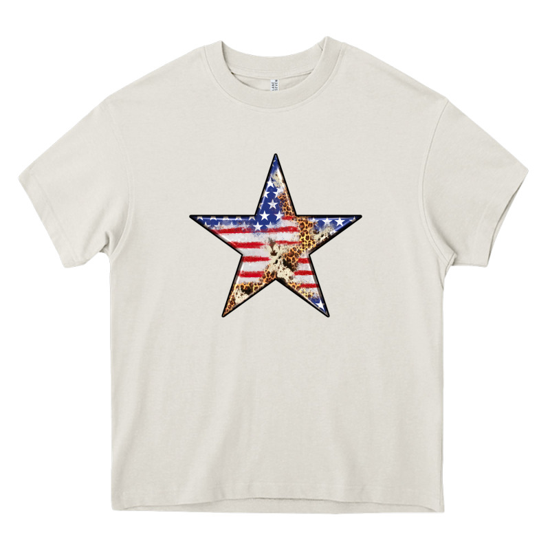 American Flag Star Heavy Core Tee by LillyAllenDesigns | Teevron