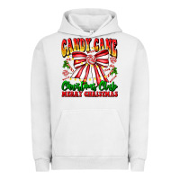 Pigment Lunar Rock Candy Cane Christmas Club Urban Hoodie - CowhideDigitalArt