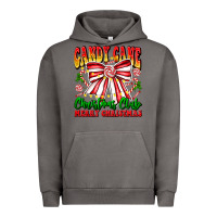 Pigment Tornado Candy Cane Christmas Club Urban Hoodie - CowhideDigitalArt