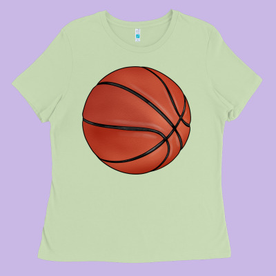 Basketball Ladies Tee Designed By Barkaloodesign