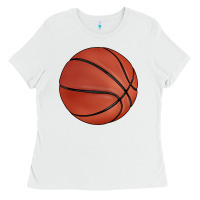 White basketball Ladies Tee - BarkalooDesign