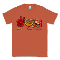 Copper Peace Love Firefighter Classic Tee - BundleAndBundleShop