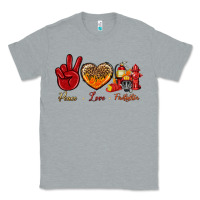 Peace Love Firefighter Classic Tee | Teevron