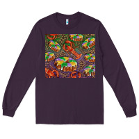 Plum mardi gras king cake and crawfish Long Sleeve Tee - RanaPortraitStore