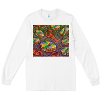 White mardi gras king cake and crawfish Long Sleeve Tee - RanaPortraitStore