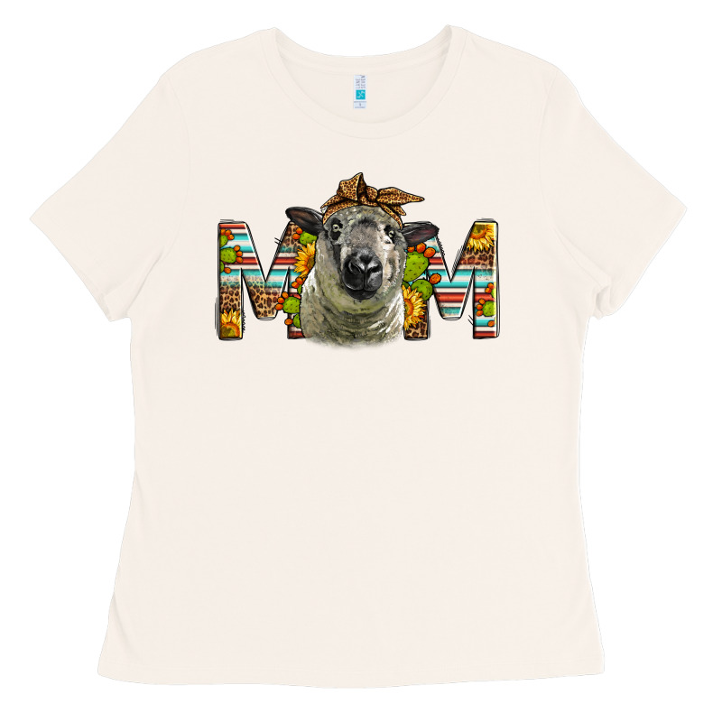 Western Hampshire Sheep Mom Ladies Tee by LillyAllenDesigns | Teevron
