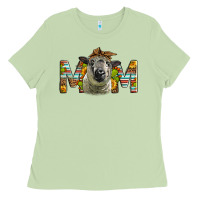 Matcha Western Hampshire Sheep Mom Ladies Tee - LillyAllenDesigns