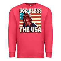 Cardinal God Bless the USA Premium Sweatshirt - FaDigitalArtStudio