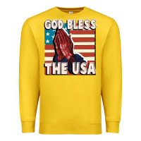 Lemon God Bless the USA Premium Sweatshirt - FaDigitalArtStudio