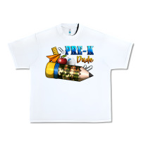 White pre k dude Urban Heavy Tee - BundleAndBundleShop