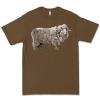 Cacao rambouillet sheep Premium Tee - LillyAllenDesigns