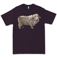 Plum rambouillet sheep Premium Tee - LillyAllenDesigns